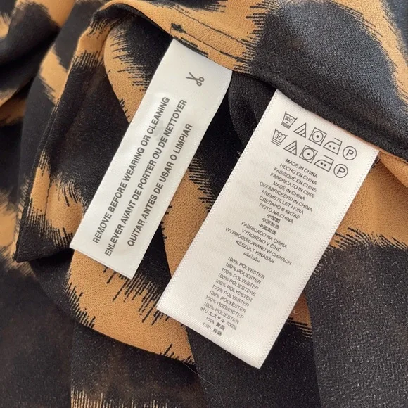 MICHAEL KORS animal print button down - Picture 6 of 7